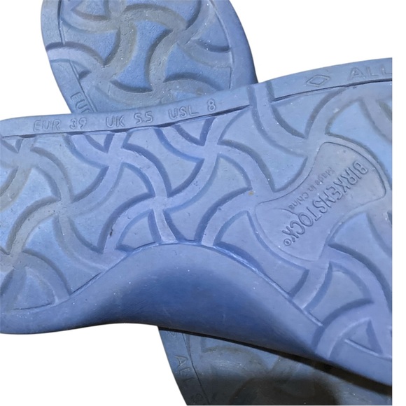 Birkenstock Arizona EVA sandals in Blue Size 8 EUC - Picture 8 of 9